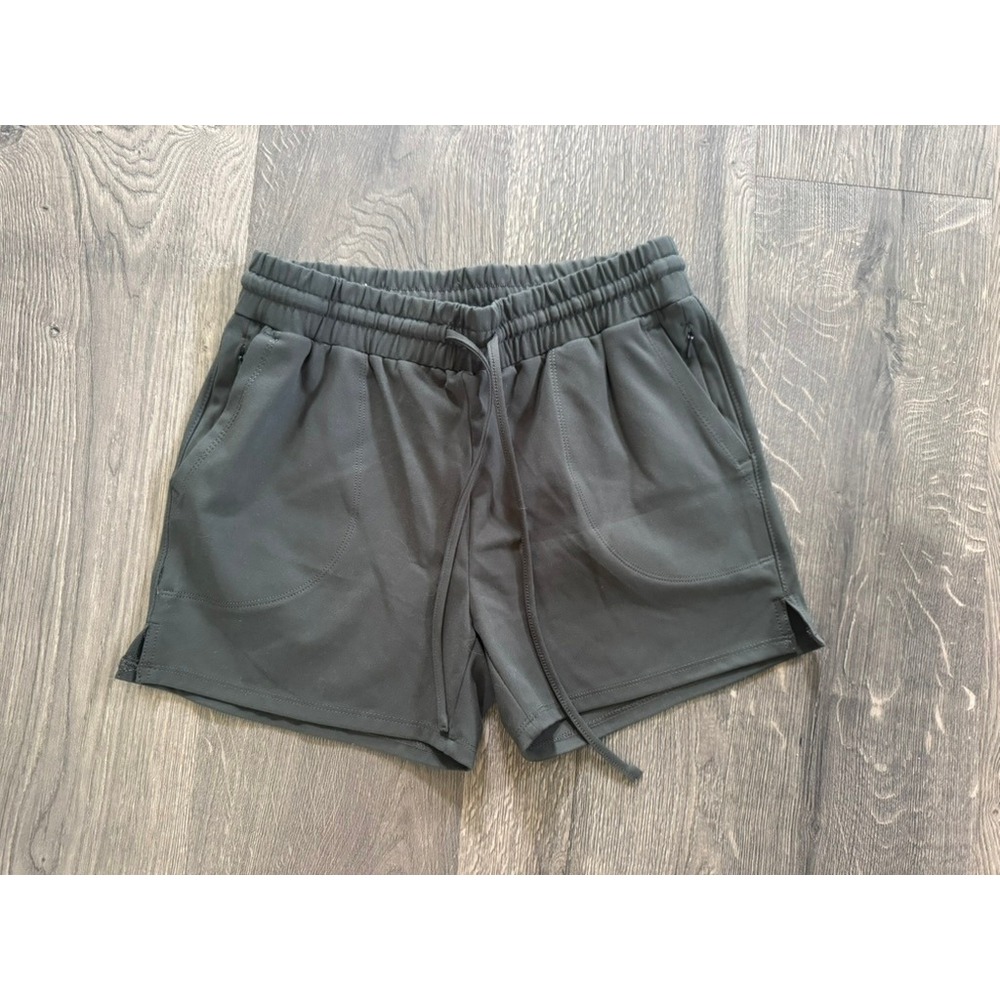 Rachel Zoe Active Shorts XS Dark Grey Drawstring Pockets NWOT